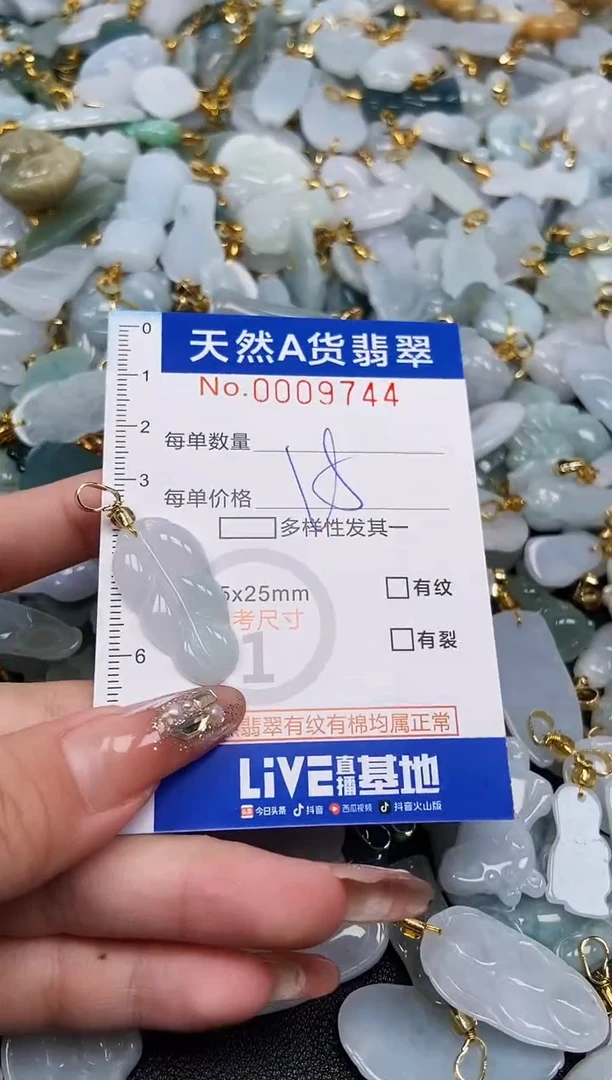 翡翠未镶嵌颈饰天然A货翡翠