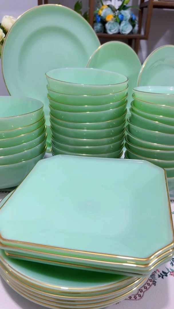 8英寸深盘6个  玉瓷【贝美】4方