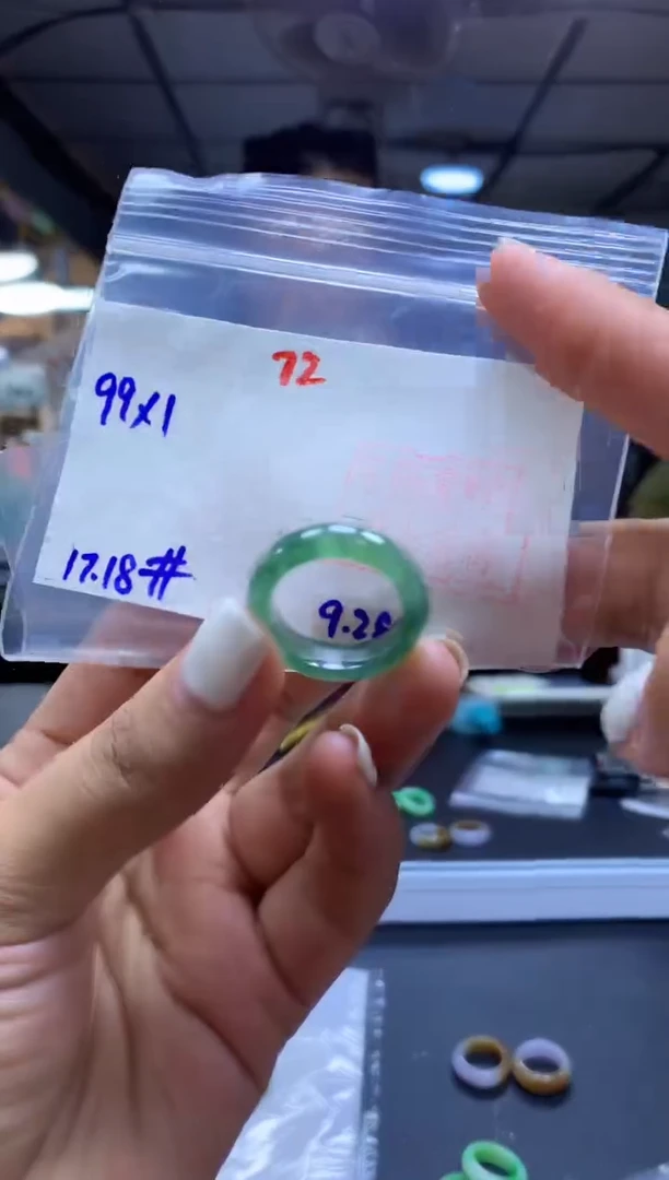未镶嵌定制翡翠戒圈#99元-毛货需精细抛光