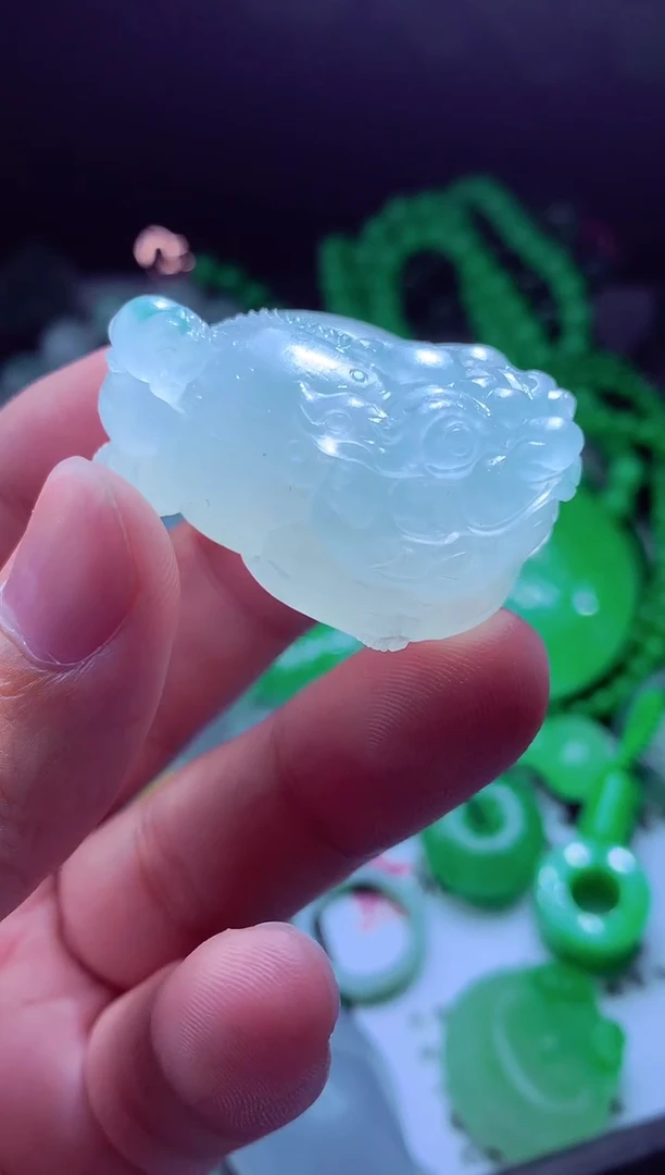 未镶嵌定制翡翠俊*#翡翠毛货定制