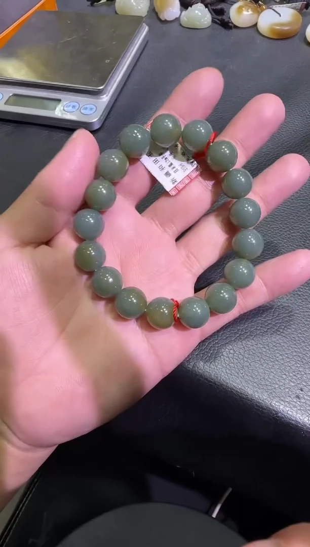 未镶嵌手串和田玉且末蓝手串（产地直发）