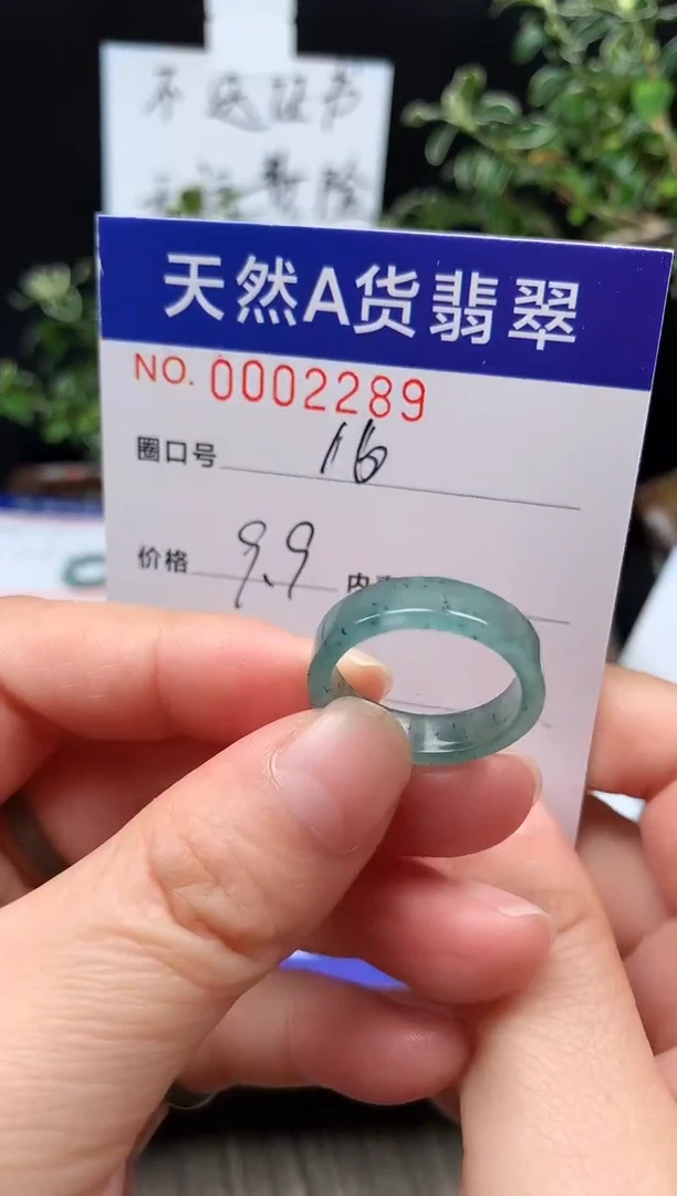 未镶嵌戒指翡翠16#