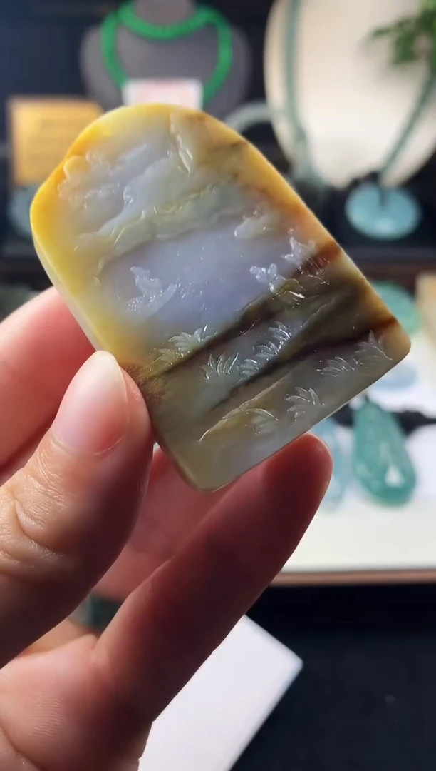 未镶嵌定制翡翠虎*风毛货不退不换