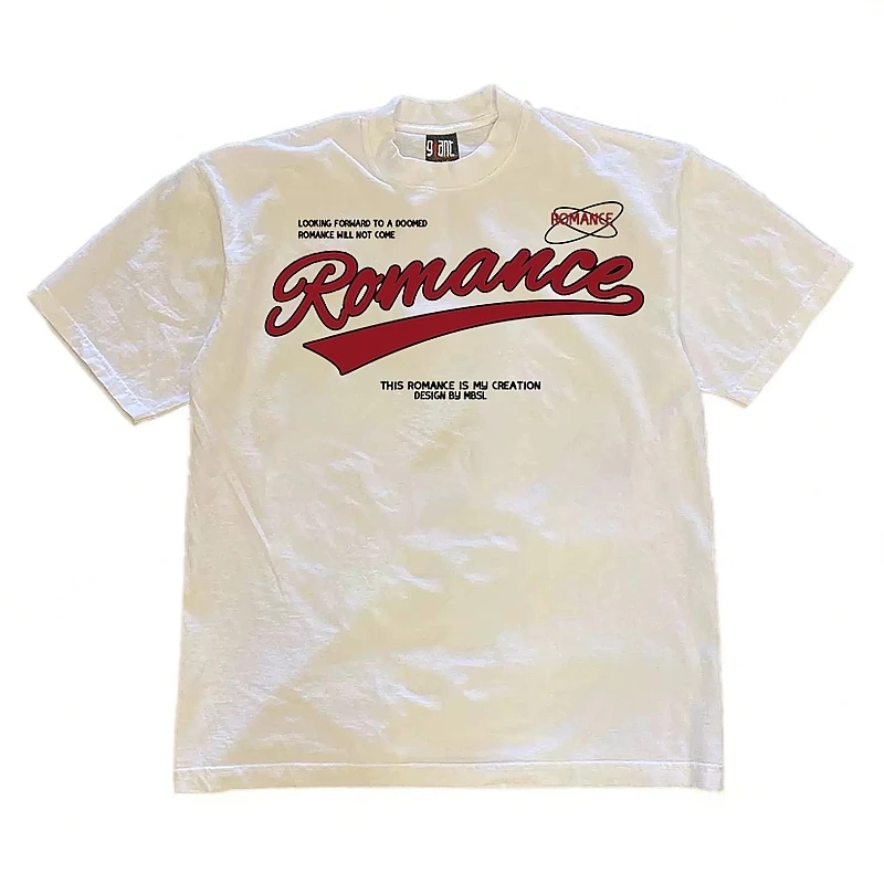 新疆棉！265g纯棉重磅正品！男女休闲宽松潮流印花夏季半袖T恤短袖