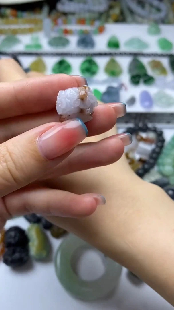 未镶嵌定制翡翠毛货定制不退不换