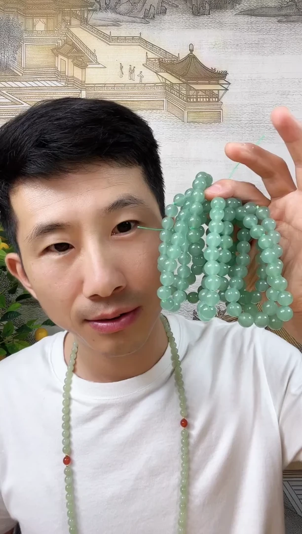石英质玉未镶嵌颈饰手串