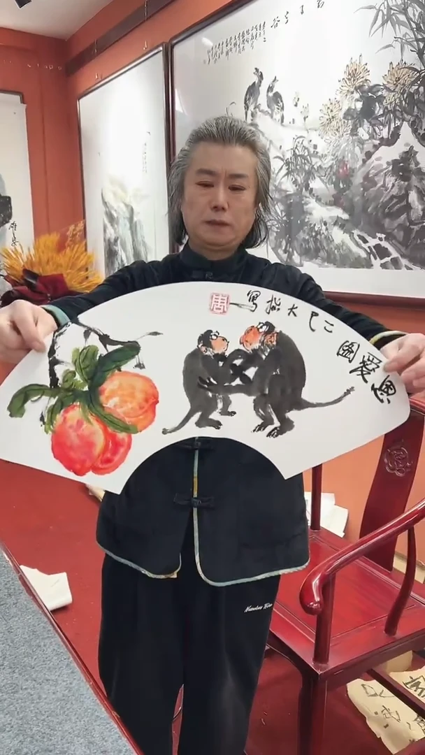 国画周大拙/国画/花鸟