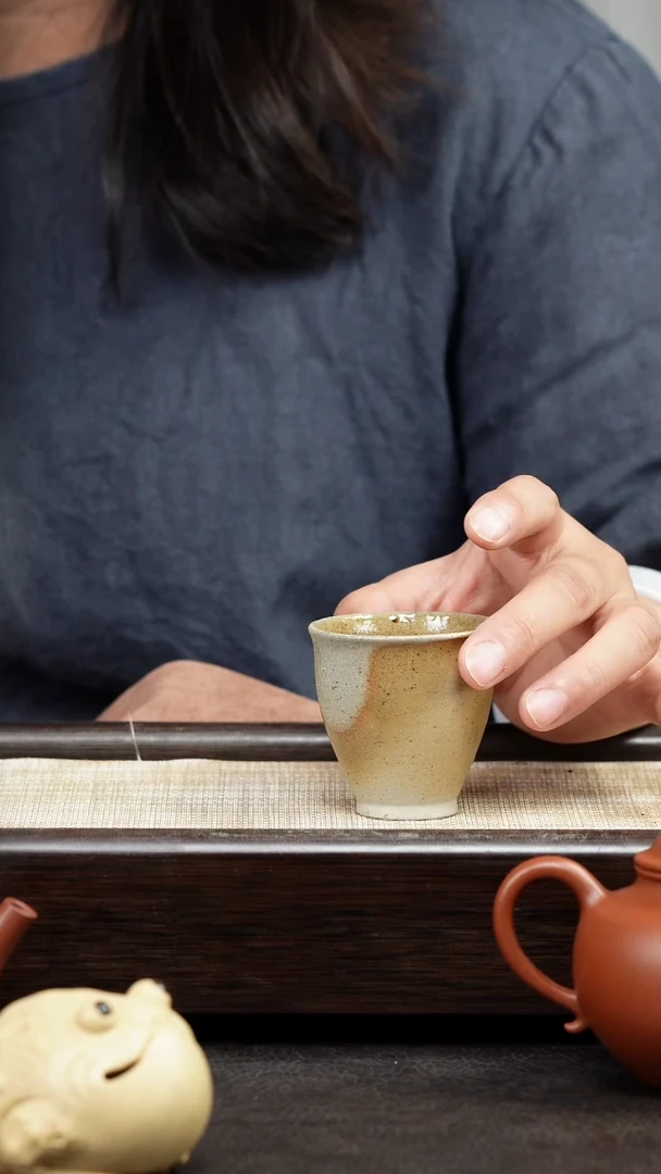 茶壶紫砂柴烧 主人杯