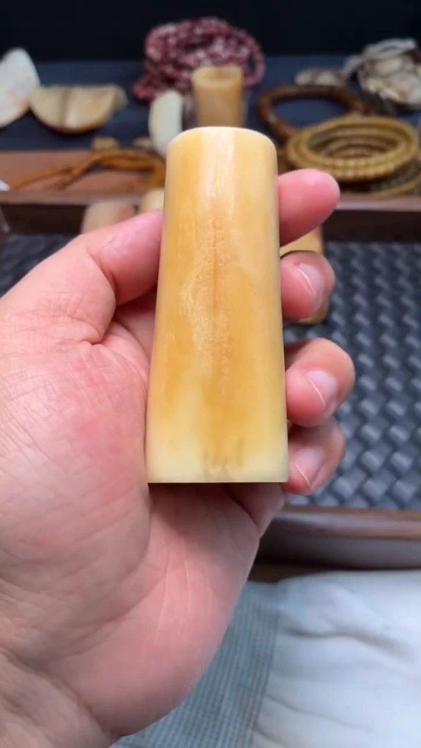 驼骨其他双*?杂件764-骨棒把件