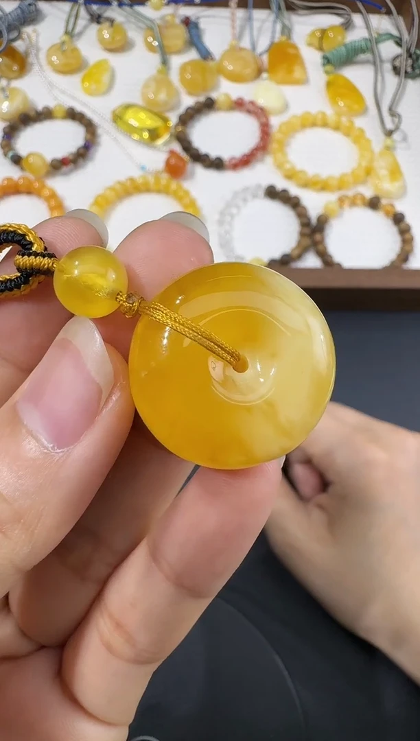 未镶嵌颈饰蜜蜡H0509-S1122-121