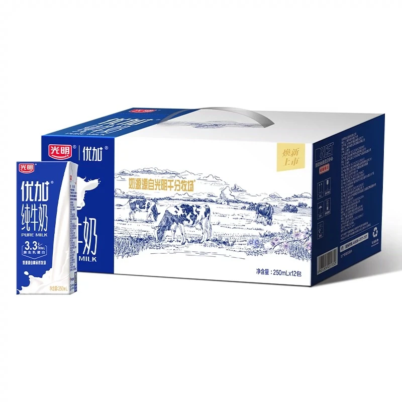 【光明】光明优加高品质牛奶250ml*12/箱