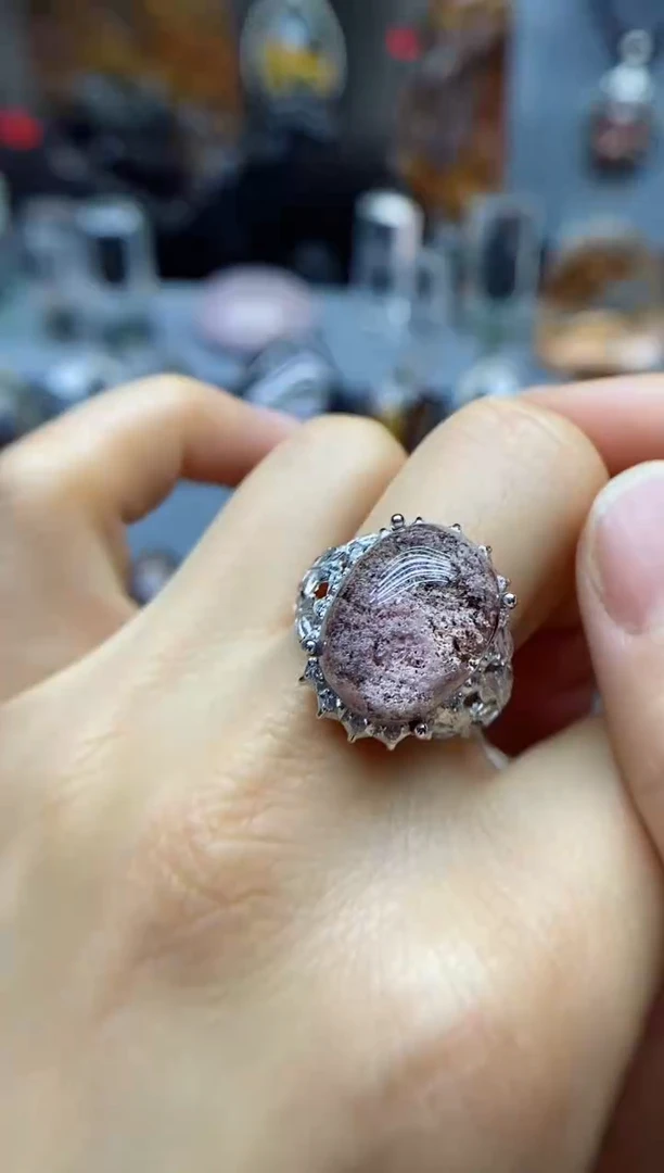【闪购商品】水晶戒指银S925镶嵌水晶水晶