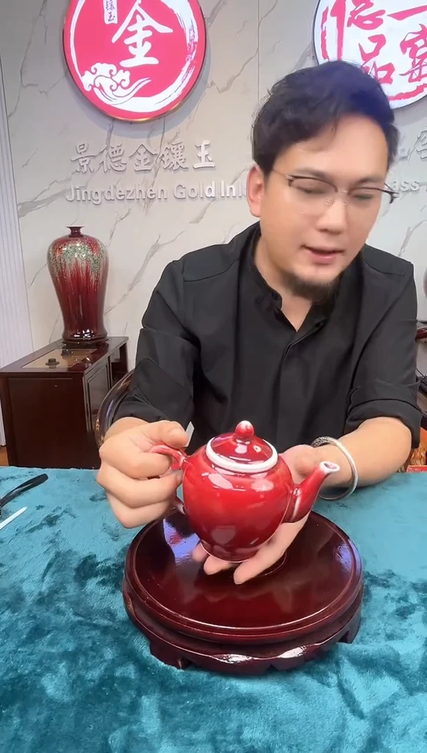 瓷片景德镇陶瓷摆件流水30