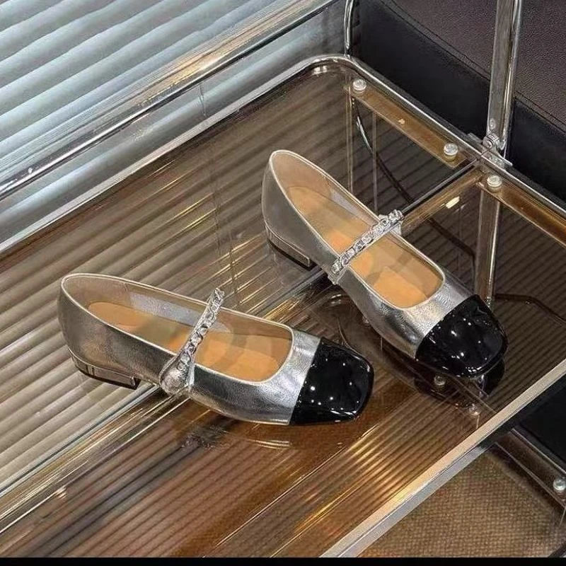 法式玛丽珍女鞋子2025新款夏季爆款粗跟气质百搭5F7-2025