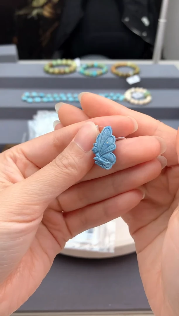 未镶嵌绿松石雕刻A189
