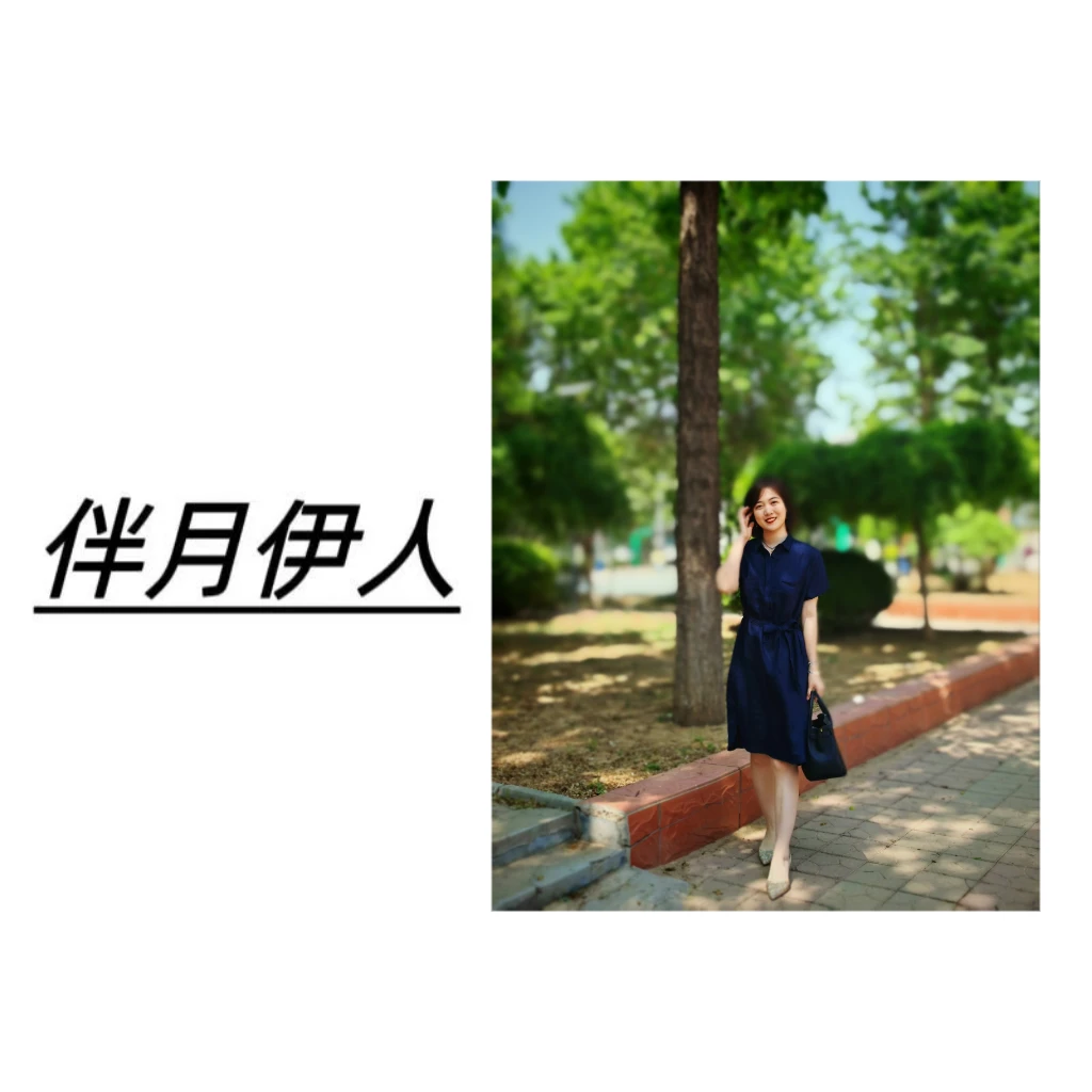 伴月伊人经典极简亚麻连衣裙(有口袋)【裙长100cm】