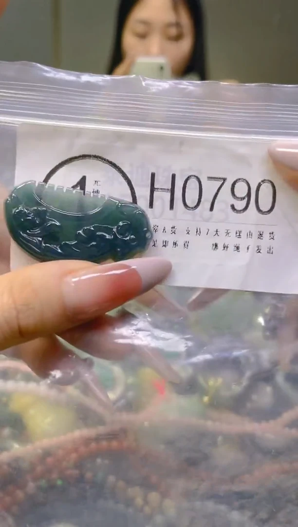 翡翠未镶嵌颈饰/H/翡翠A货一图一物