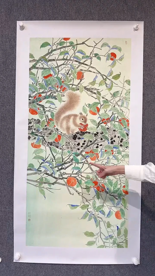国画邹训精-8平尺-国画-故-展