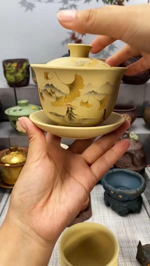 茶壶紫砂原矿紫砂盖碗