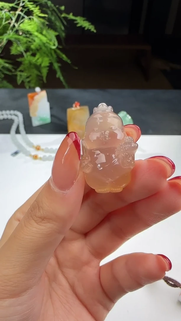 玛瑙/玉髓挂件未镶嵌【鑫鑫】