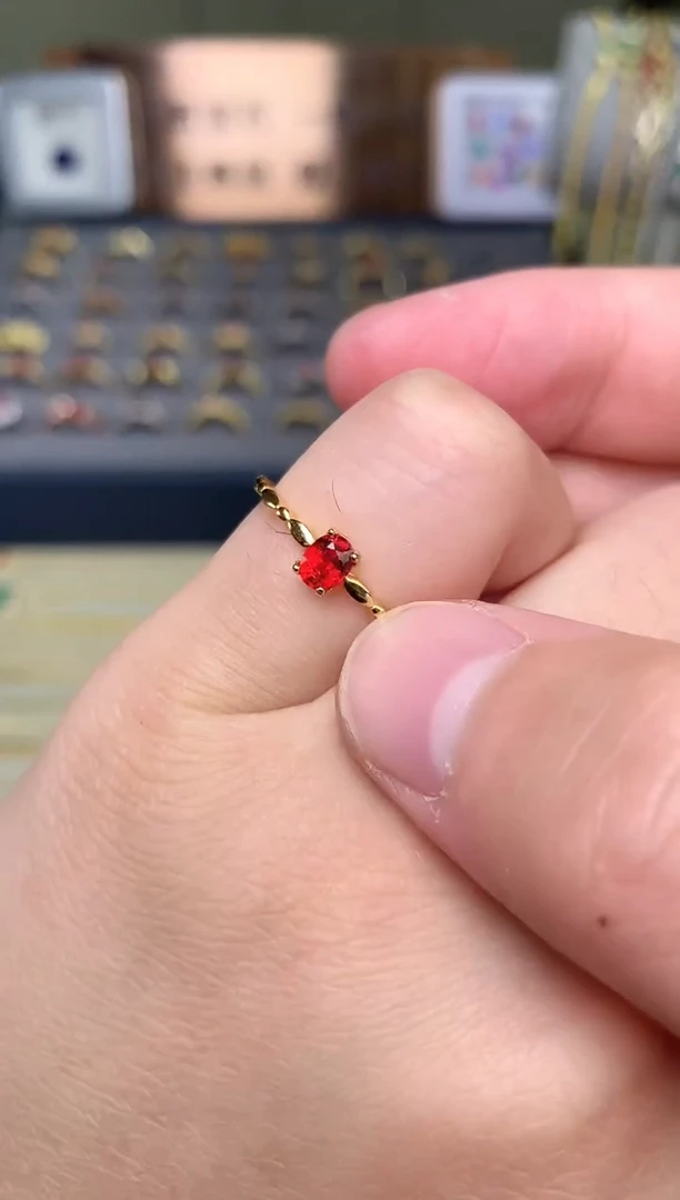 【闪购商品】蓝宝石戒指银S925镶嵌戒指