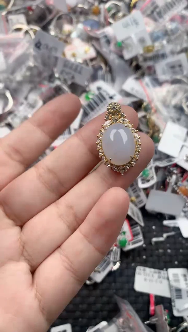 银S925镶嵌戒指翡翠11    1