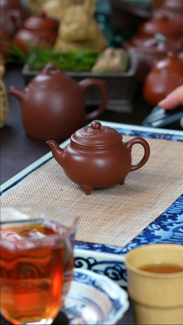 茶壶紫砂底槽清 大彬如意 100cc 配礼盒