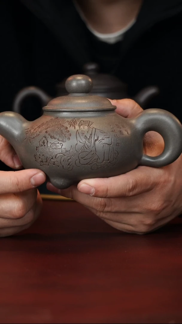 茶壶紫砂金国东--手工--道洪款