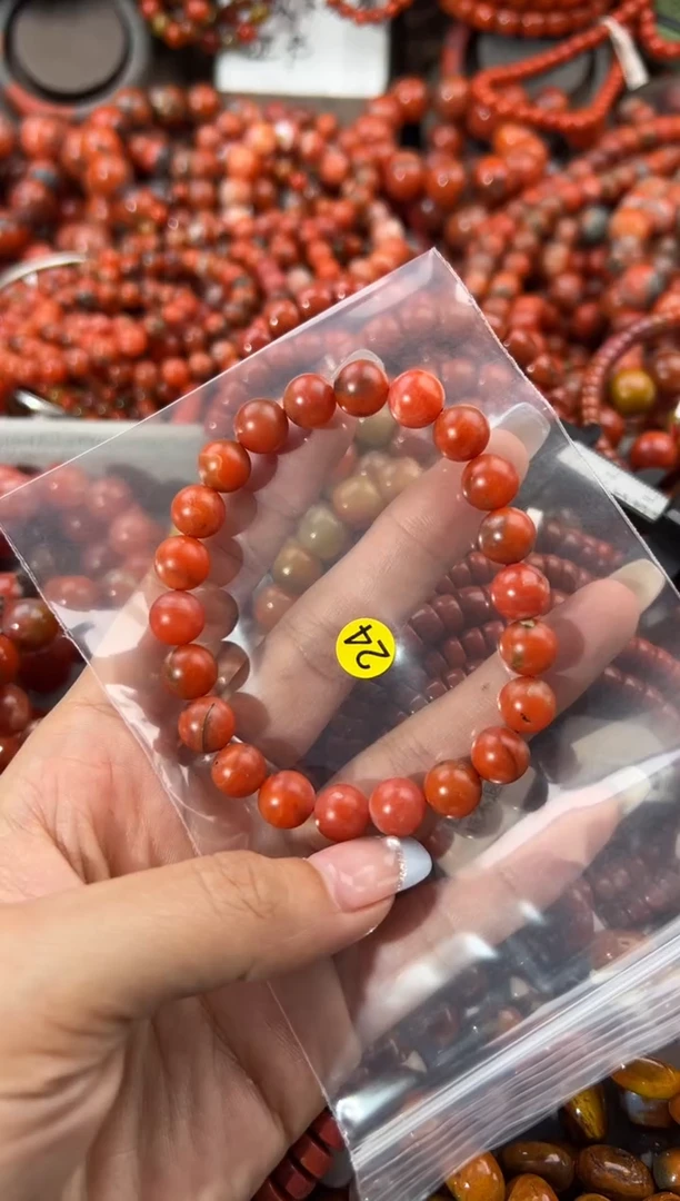 未镶嵌手串南红玛瑙10+