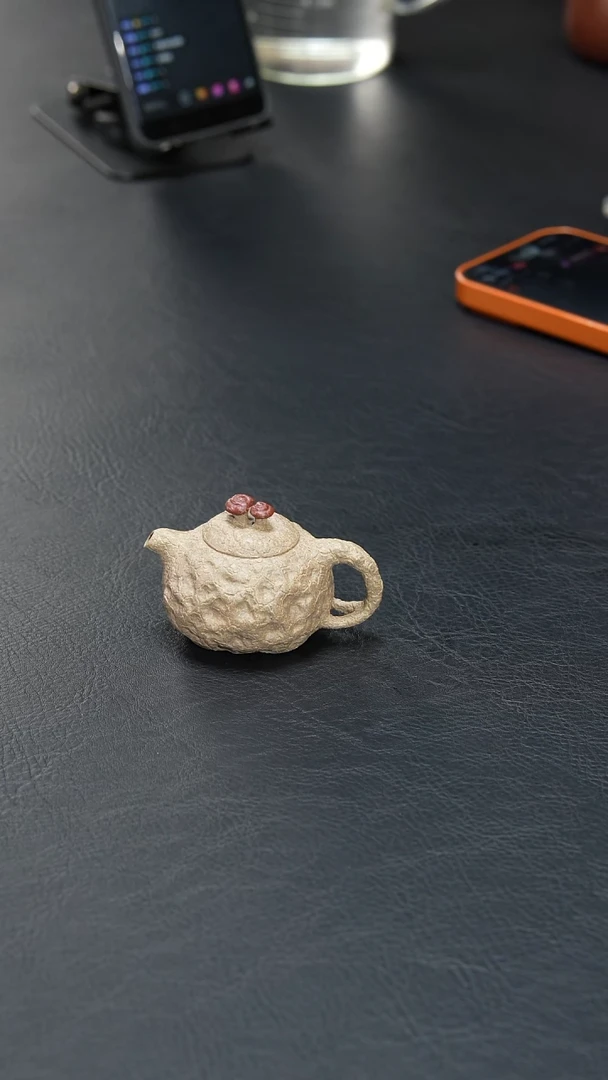 茶壶紫砂灵芝供春套组