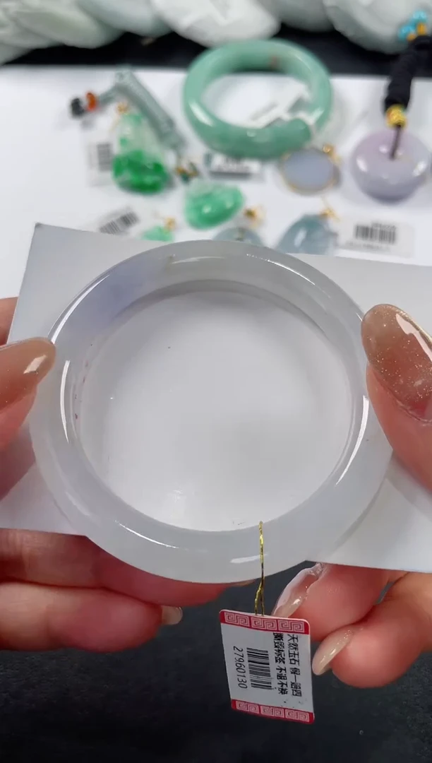 未镶嵌手镯翡翠 基地发货H 3933 52+