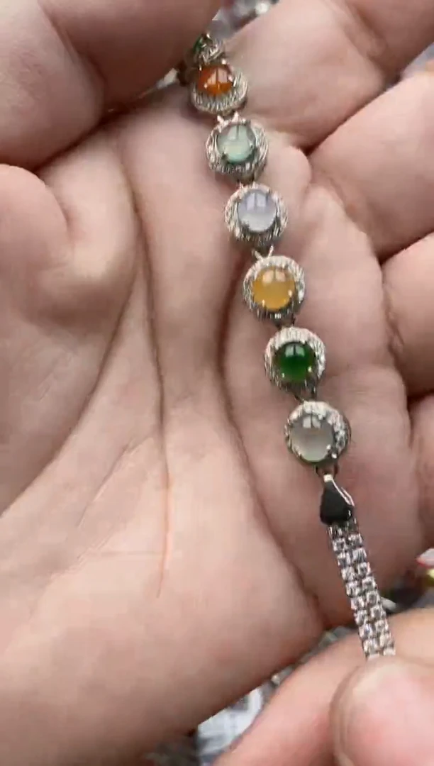 【闪购商品】翡翠戒指银S925镶嵌55555---10