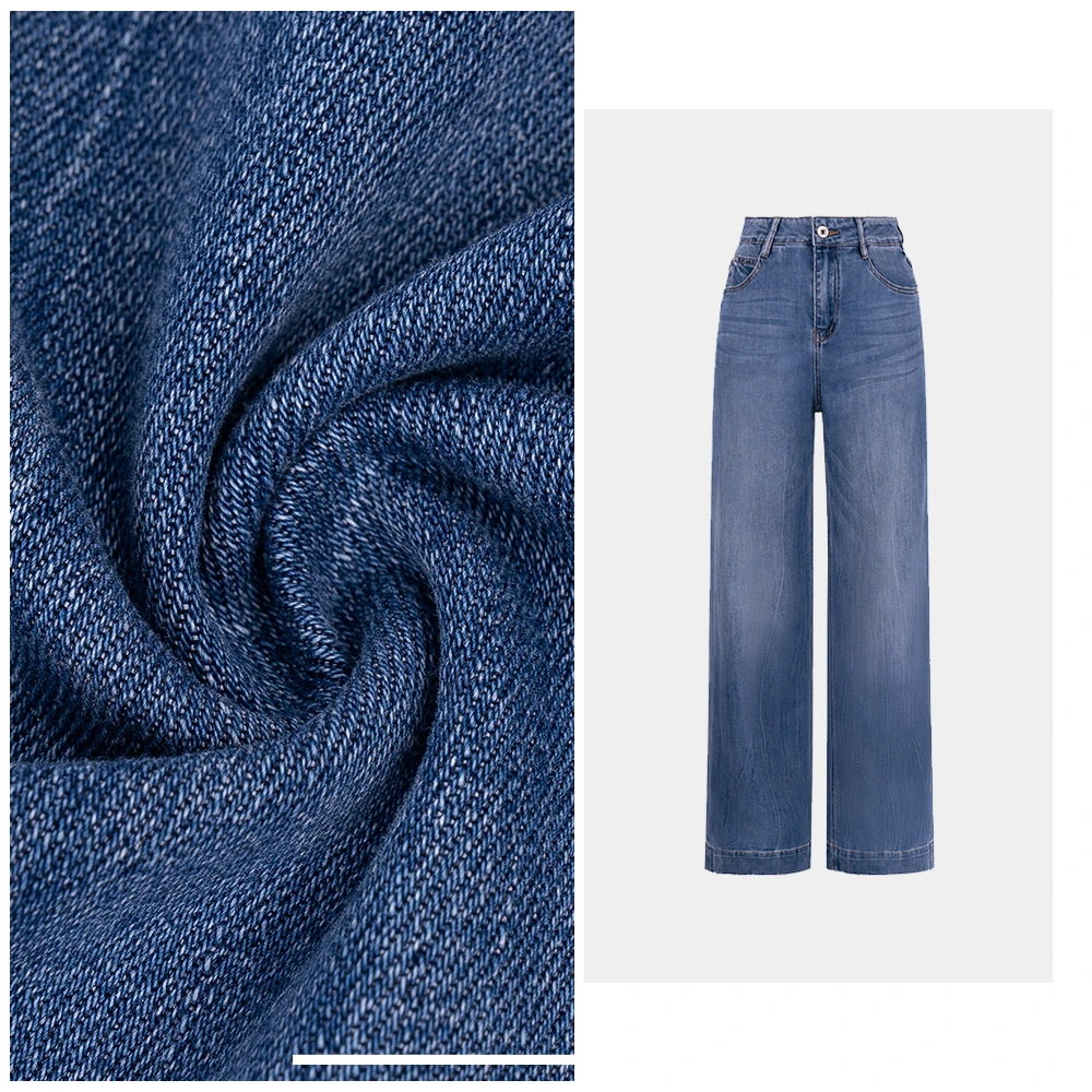 氧气裤 | 莱赛尔窄版小阔腿牛仔裤DM990013百搭阔腿裤女