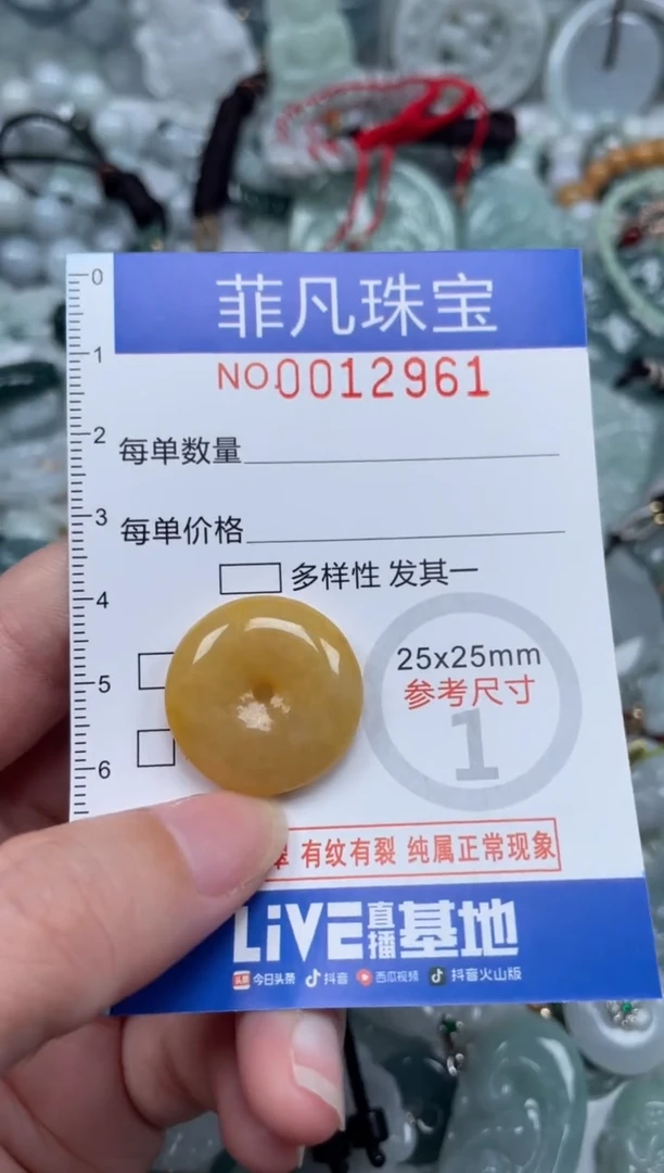 颈饰未镶嵌翡翠12961