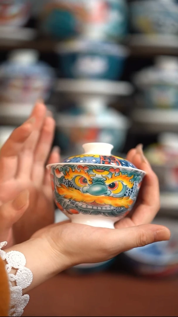 瓷片昨明盖碗（福利价格）