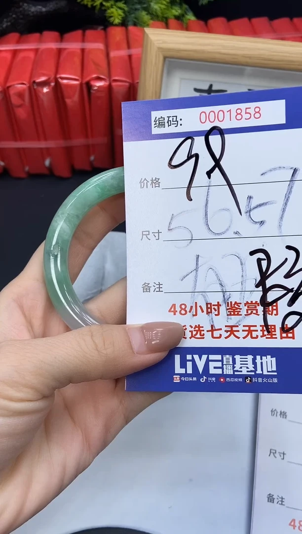 未镶嵌手镯翡翠0001858