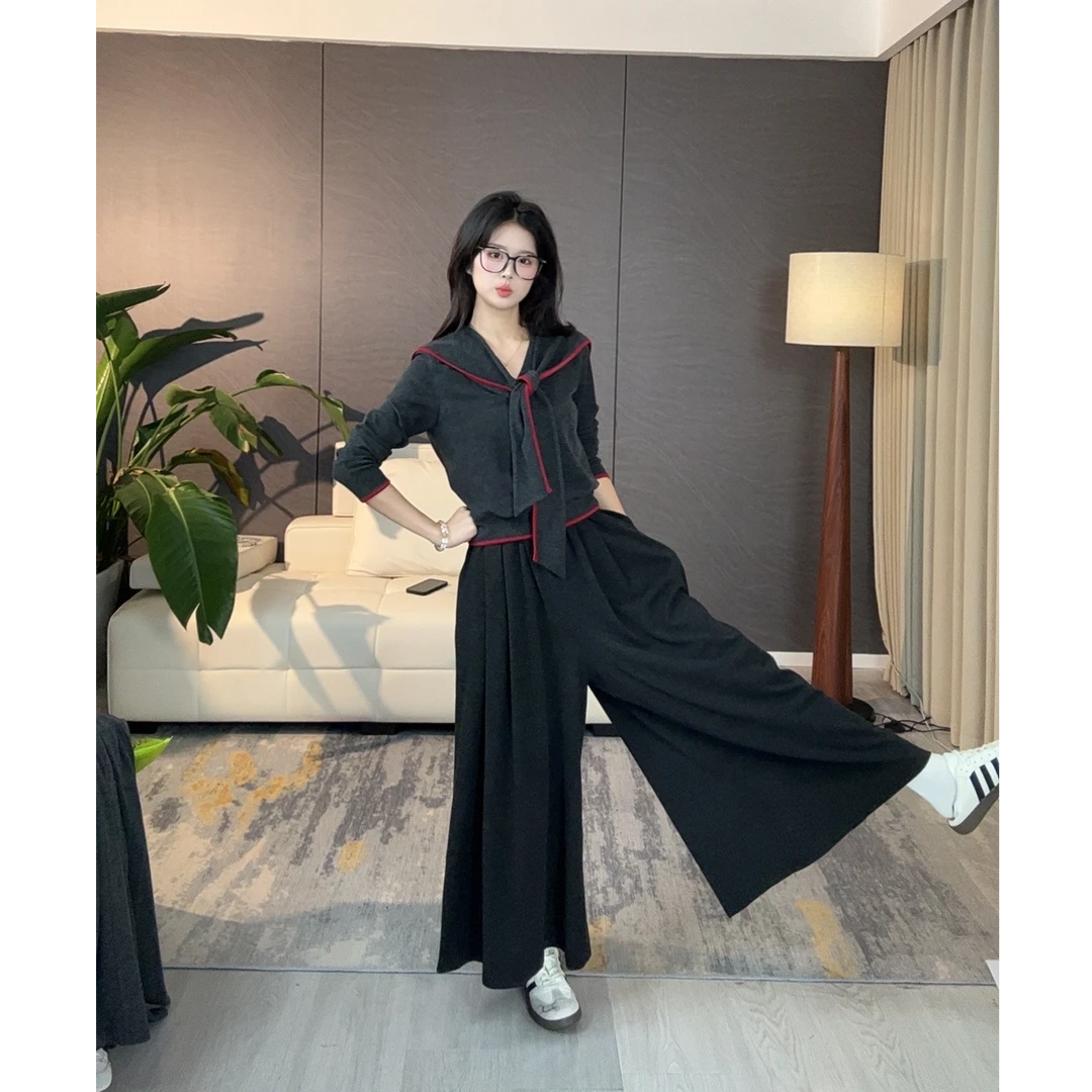 【秋季休闲风】休闲风时尚套装女装系带收腰套装开衫时尚连帽