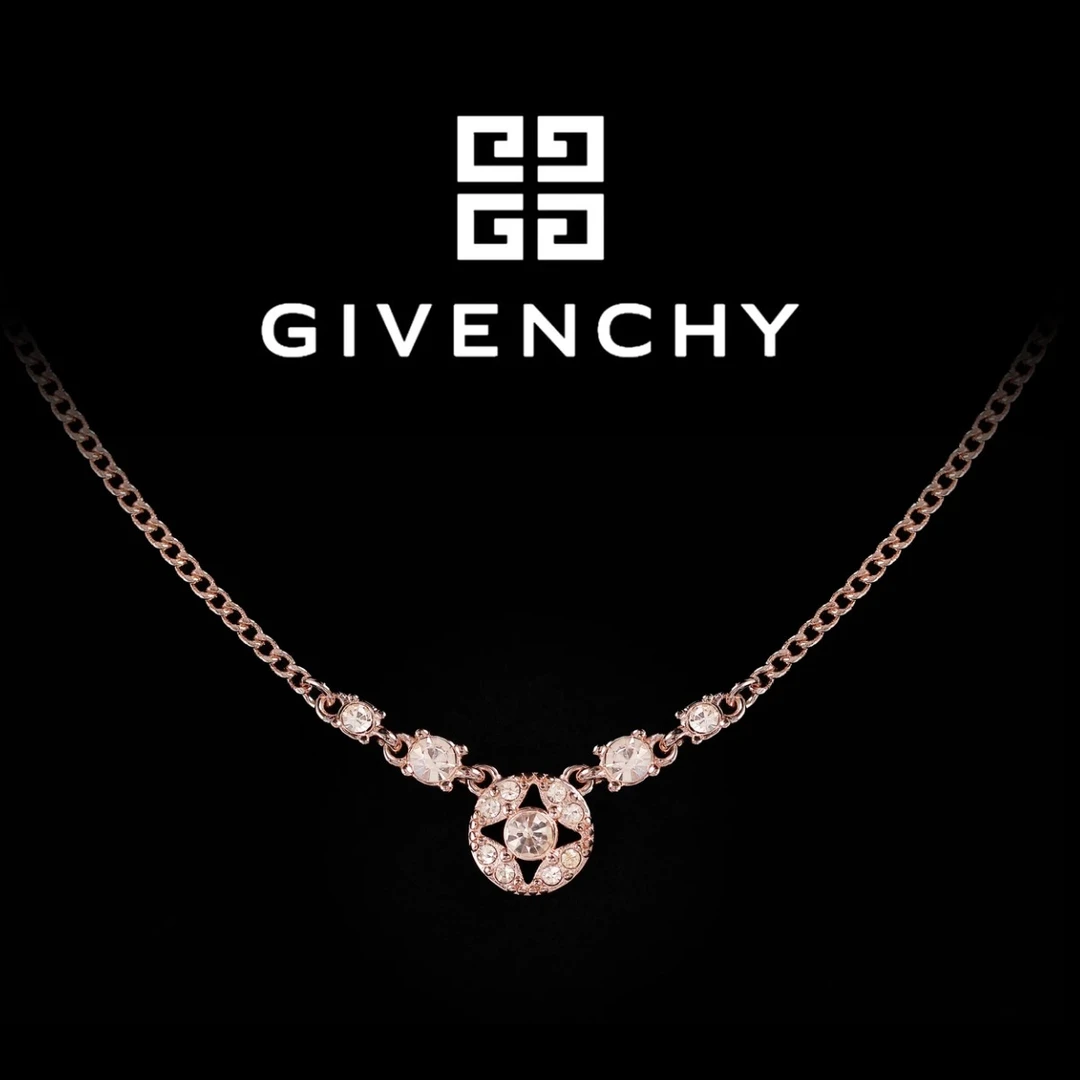 Givenchy/纪梵希「幸运四叶草」lover玫瑰金色项链
