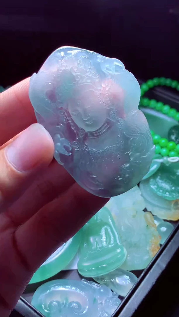 未镶嵌定制翡翠旭*#翡翠毛货定制