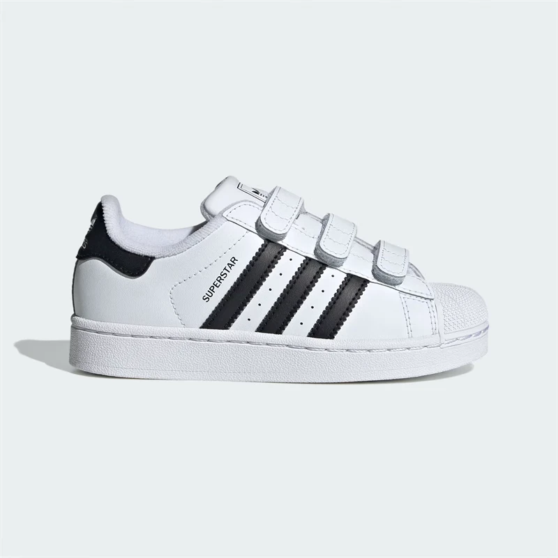adidas/阿迪达斯三叶草经典贝壳头魔术贴运动板鞋小白鞋JI3988