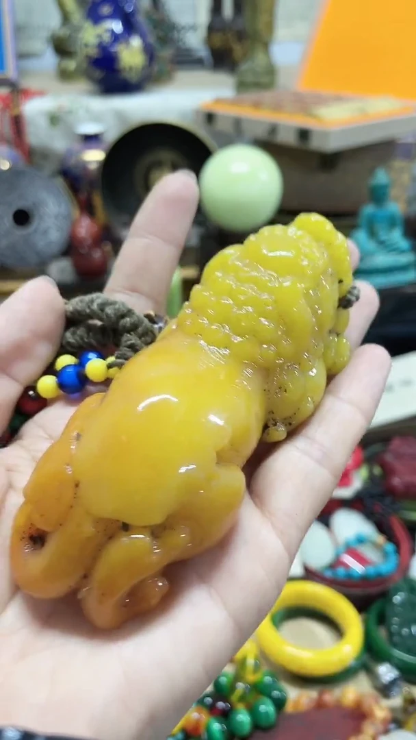 【闪购商品】和田玉（黄玉）摆件未镶嵌主播推荐主播推荐
