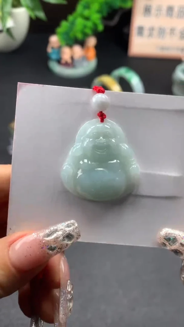 颈饰未镶嵌翡翠佛公
