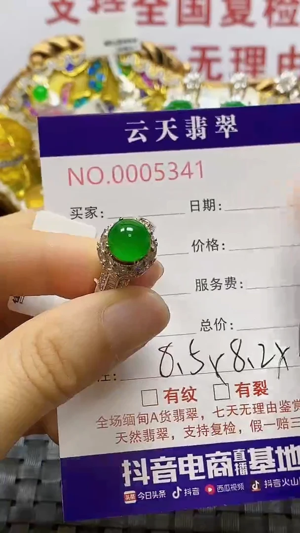 未镶嵌戒指翡翠/53410000