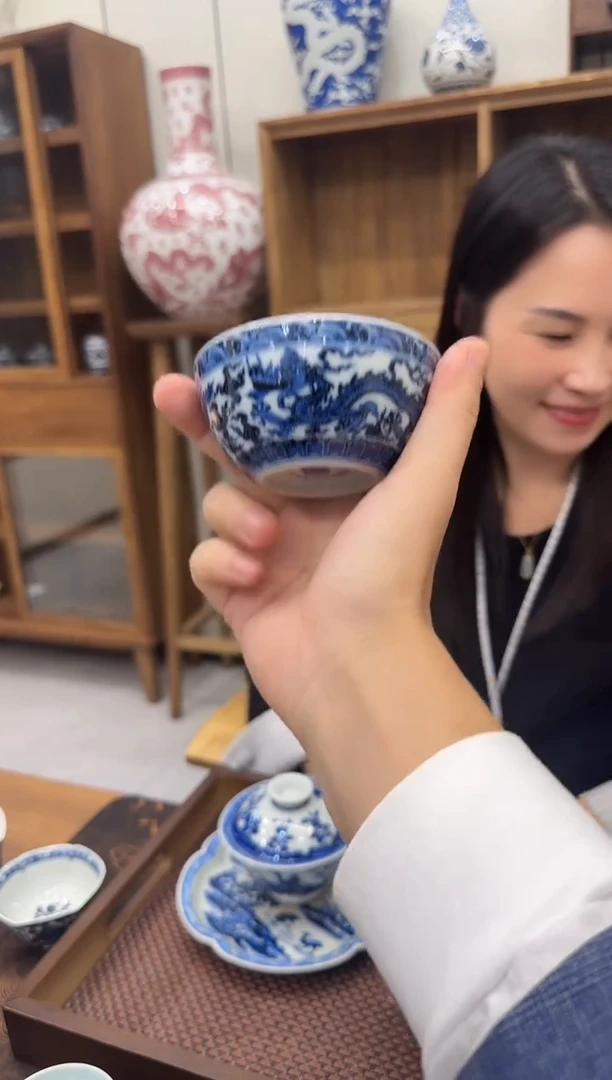 瓷见如故 海韵堂龙杯