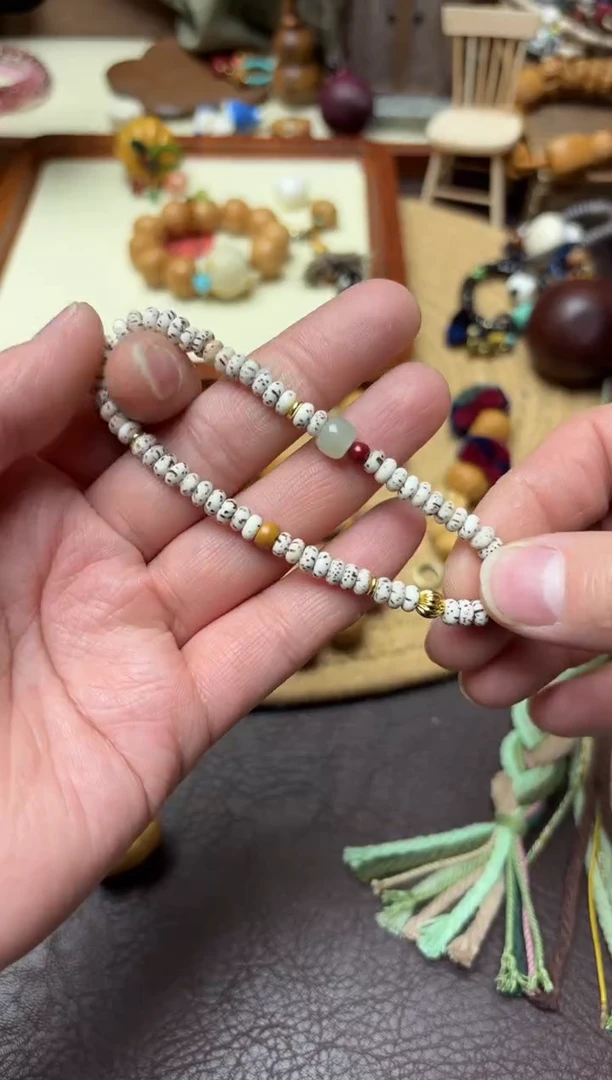 手串星月菩提素圈手链