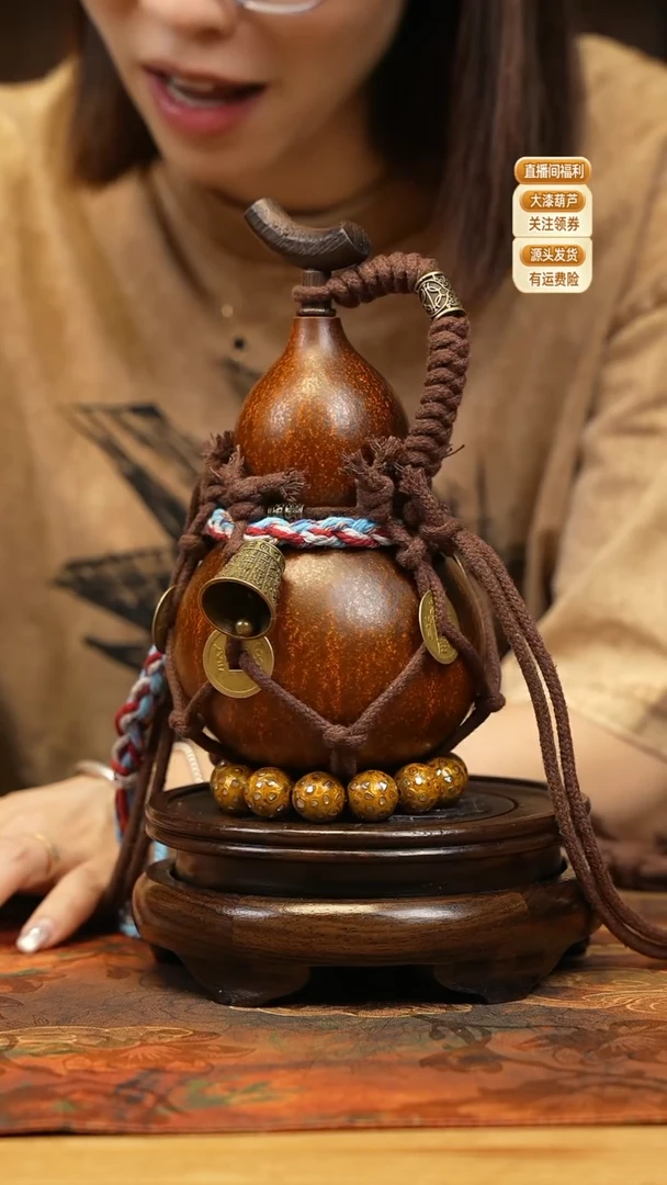 WU203网兜款葫芦不包手串及旋转底座