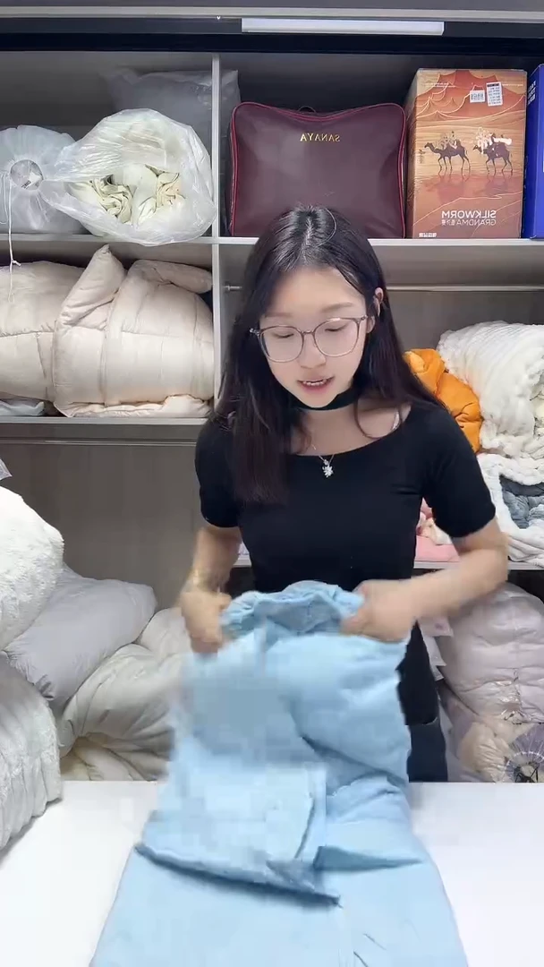 纯棉1.8米老粗布床笠蓝色