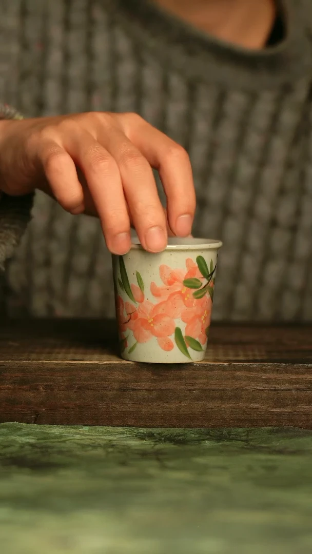 瓷器青诗集手工手绘瓷器