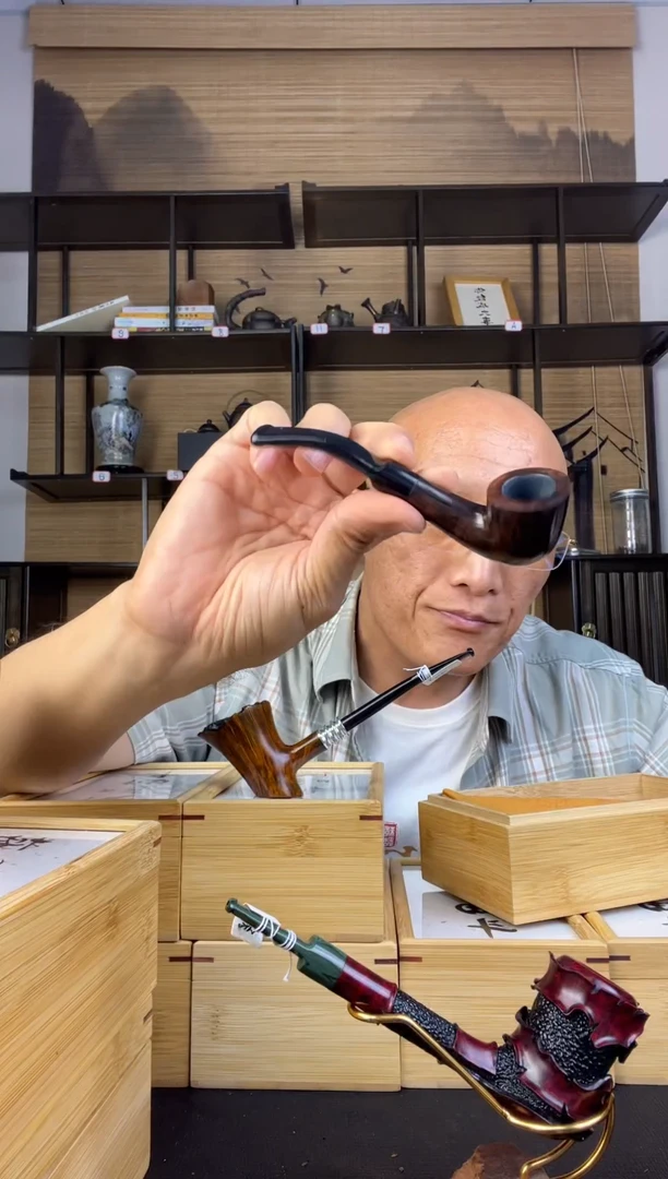 石楠木纯手工意大利石楠木烟斗