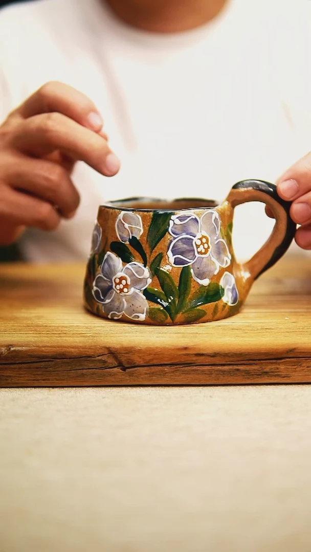 @@陶园瓷舍@@纯手工手绘@高温釉下彩